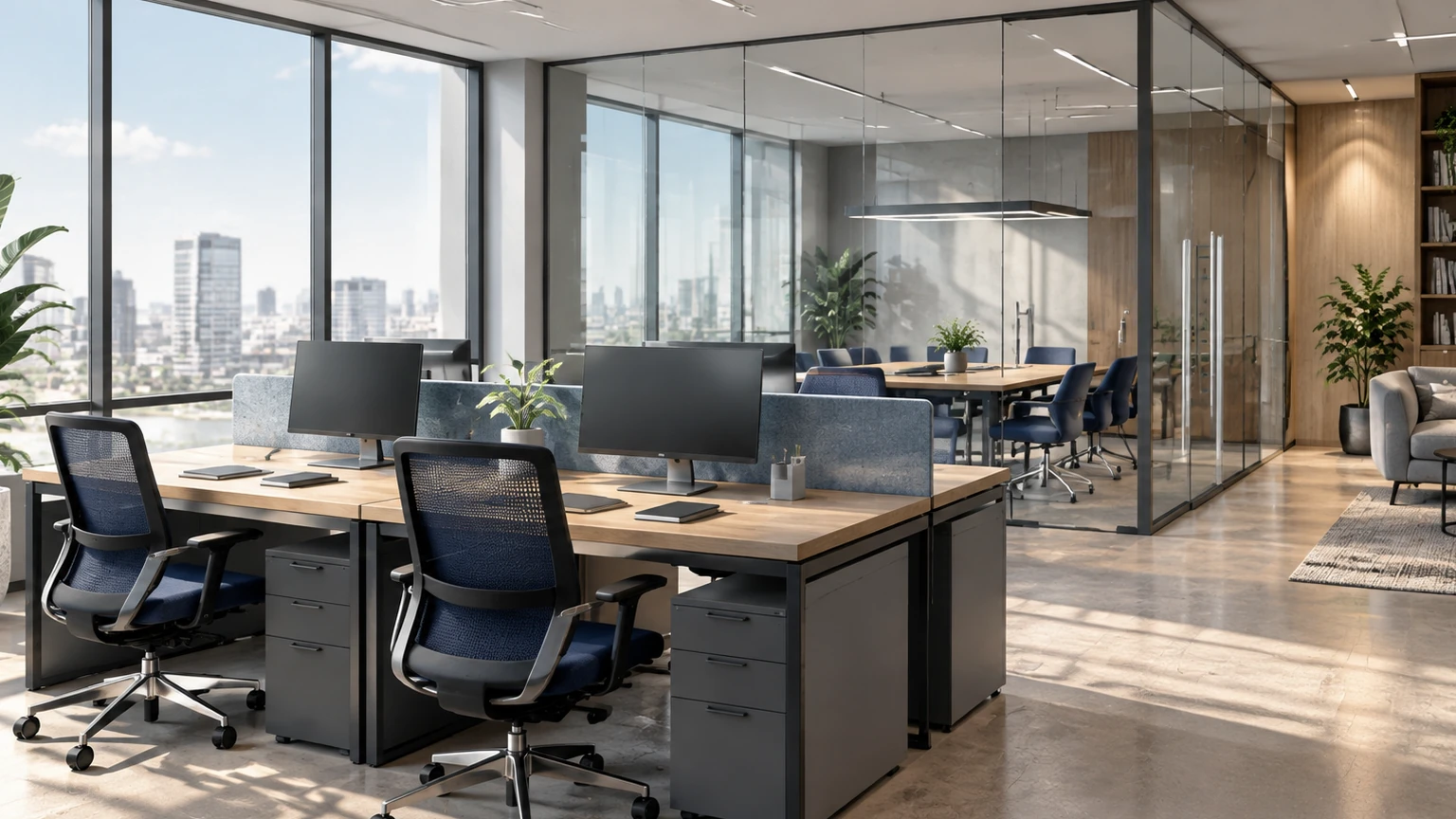 Illustrative shared project workspace