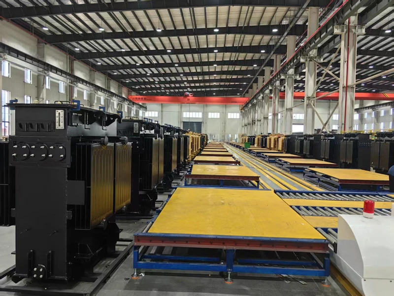 Transformer workshop and equipment rows