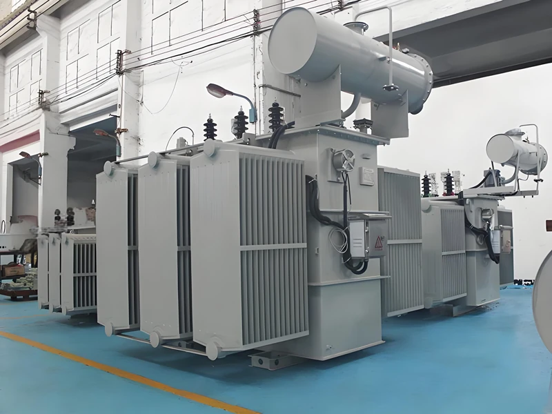 Assembled oil-immersed transformers with conservator tanks
