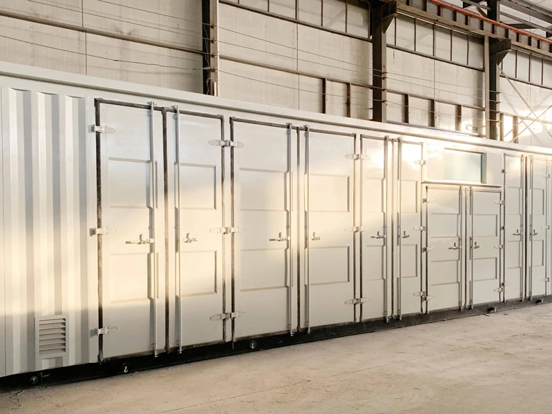 Electrical enclosure inside the workshop
