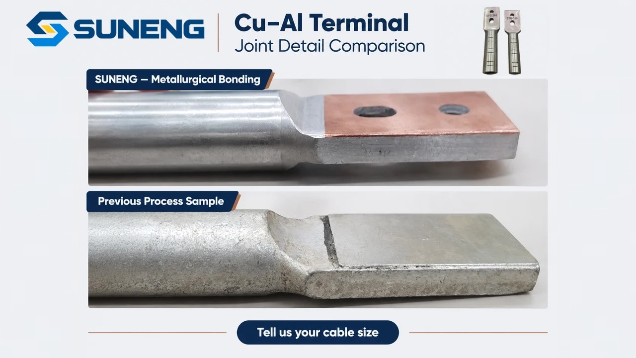Preview of SUNENG's copper-aluminium terminal introduction video