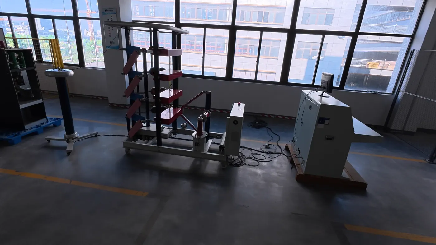 Electrical verification equipment in the testing center