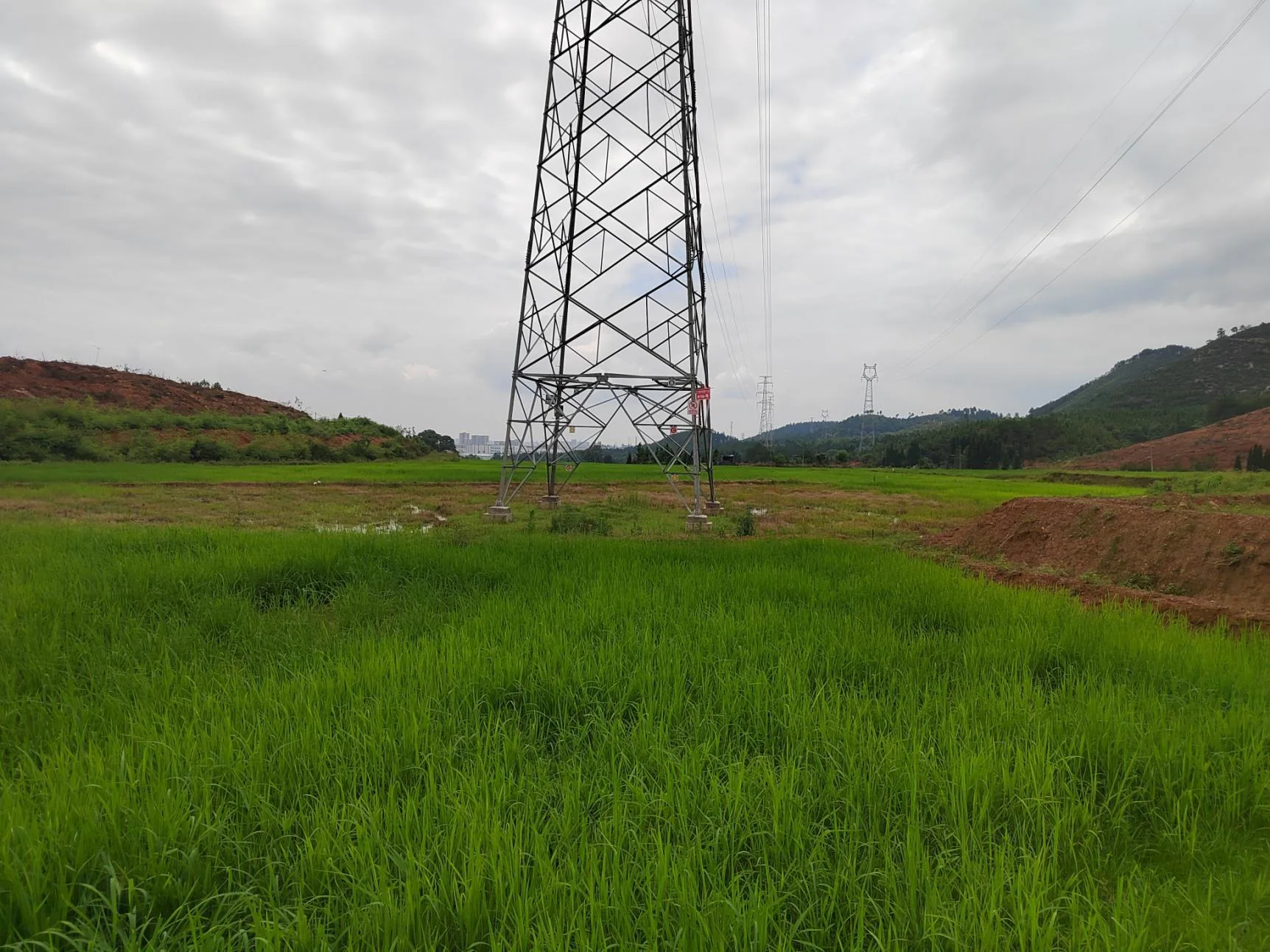 Power transmission project scene