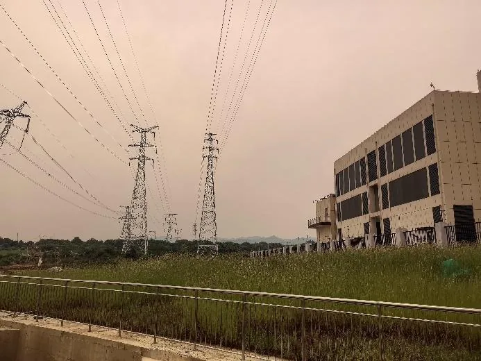 Power transmission project scene