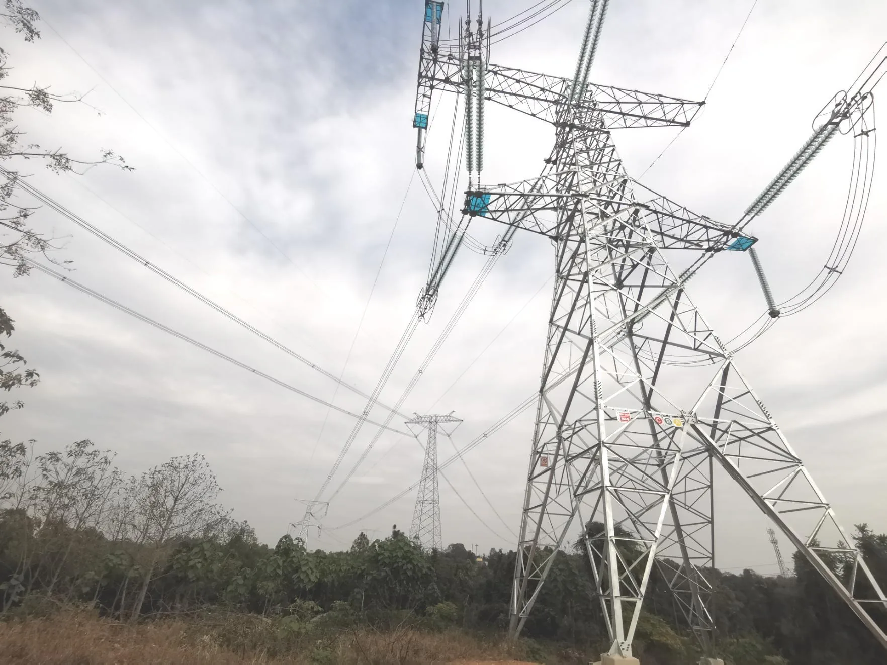 Power transmission project scene