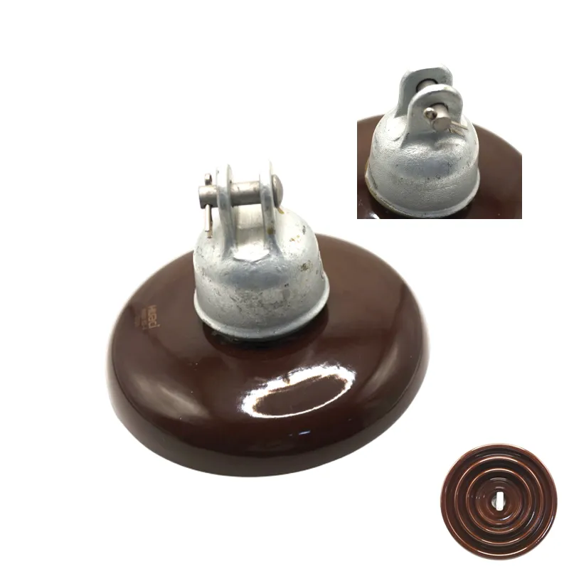 ANSI 52-4 Electrical Ceramic Suspension Disc Insulator 67kN Porcelain 11kv-33kv Insulator