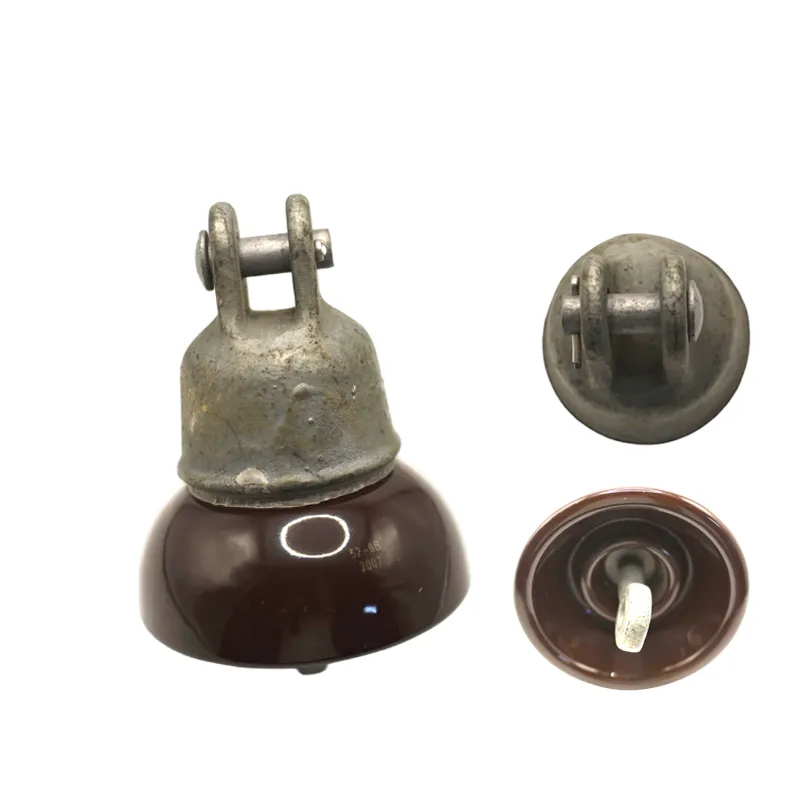 ANSI 52-9b Electrical Ceramic Suspension Disc Insulator 44kN Porcelain 11kv-33kv Insulator