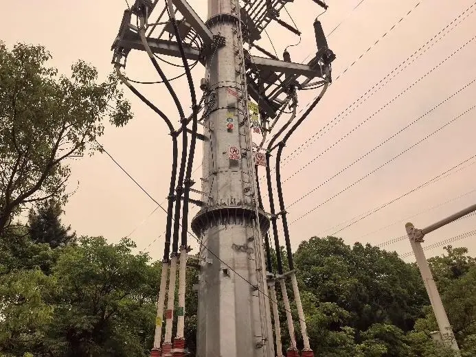 110kV tower and cable terminal infrastructure on the Jinyuan line project in Nanchang