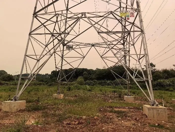 110kV tower and cable terminal infrastructure on the Jinyuan line project in Nanchang