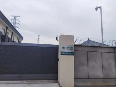 Main transformer and transmission infrastructure at the Duifang 110kV project in Ningdu, Jiangxi