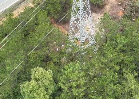 Main transformer and transmission infrastructure at the Duifang 110kV project in Ningdu, Jiangxi