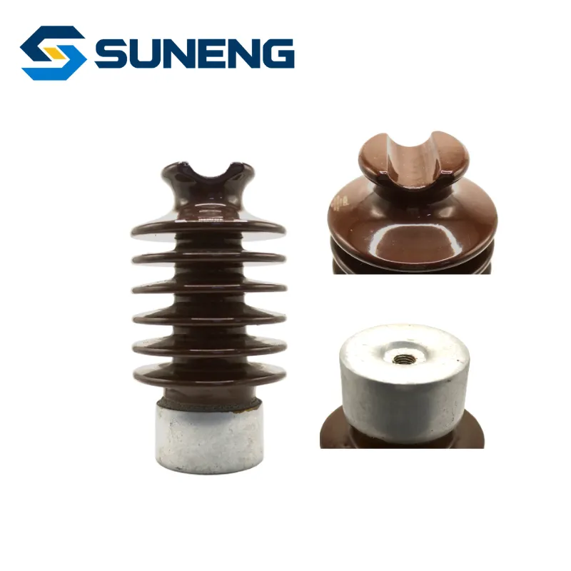 ANSI 57-3 C29.6 Electrical Ceramic Line Post Insulators Porcelain 33kv-45kv Insulator