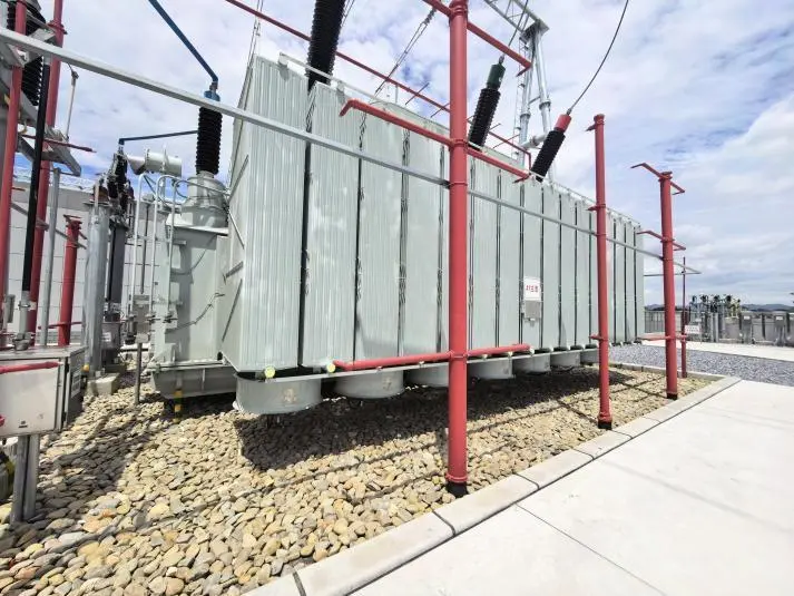 Outdoor equipment yard at the Yichun Lithium Battery 220kV substation in Jiangxi, China