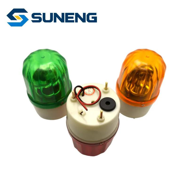 LTE LED Warning Light with Buzzer, Industrial Audible Visual Alarm Beacon