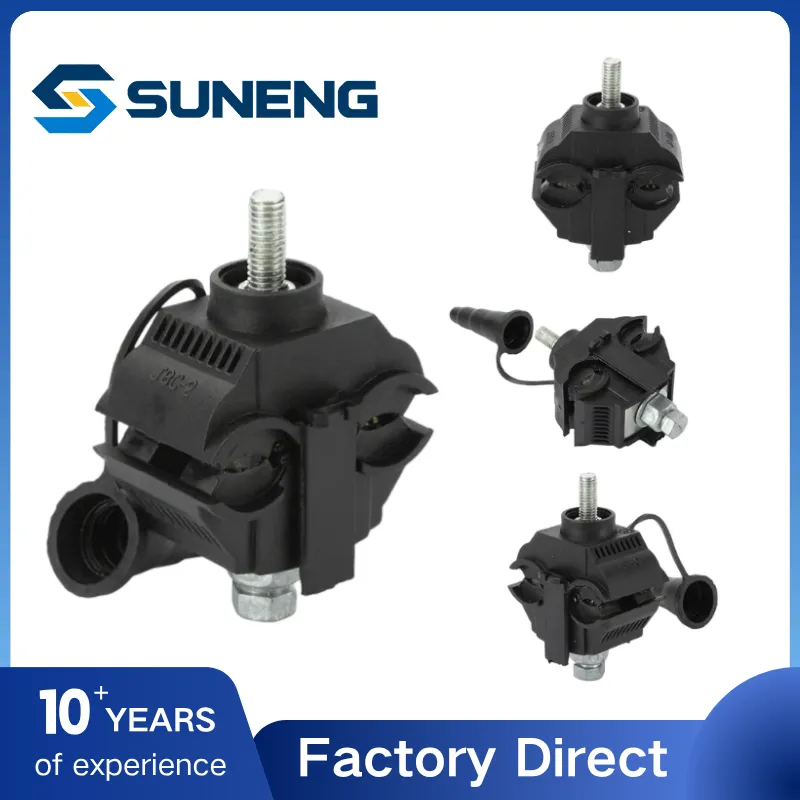Jbc PA66 Insulated Piercing Cable Clamp Fittings 1/2 Bolt 1.5-240 mm² LV Connector for 1kv