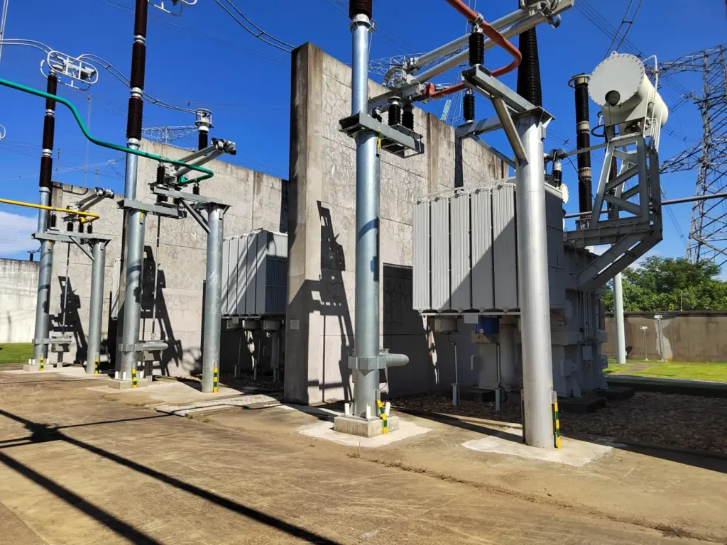Existing high-voltage reactor - station context