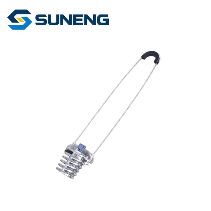 PAM Suspension Strain Tension 16-35 mm² Wire Clip 3-8 kN Anchor Clamp for Overhead Optic Line with IEC