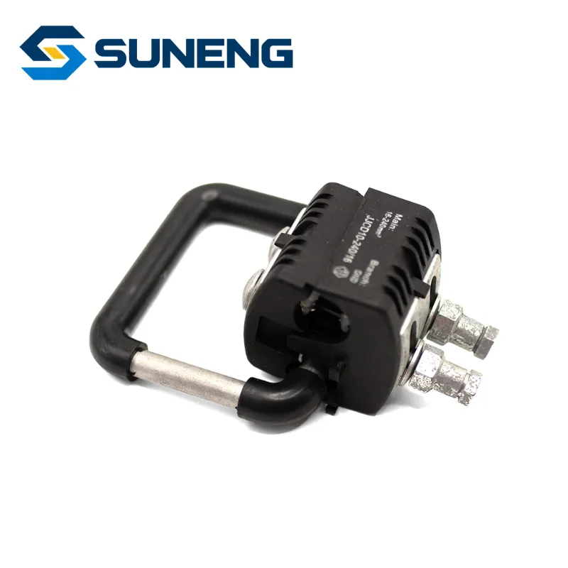 Jjcd10 Insulation Piercing Earthing Connector 25-240 mm² Cable Clamp Insulated Grounding Connector for 10kv Power Line