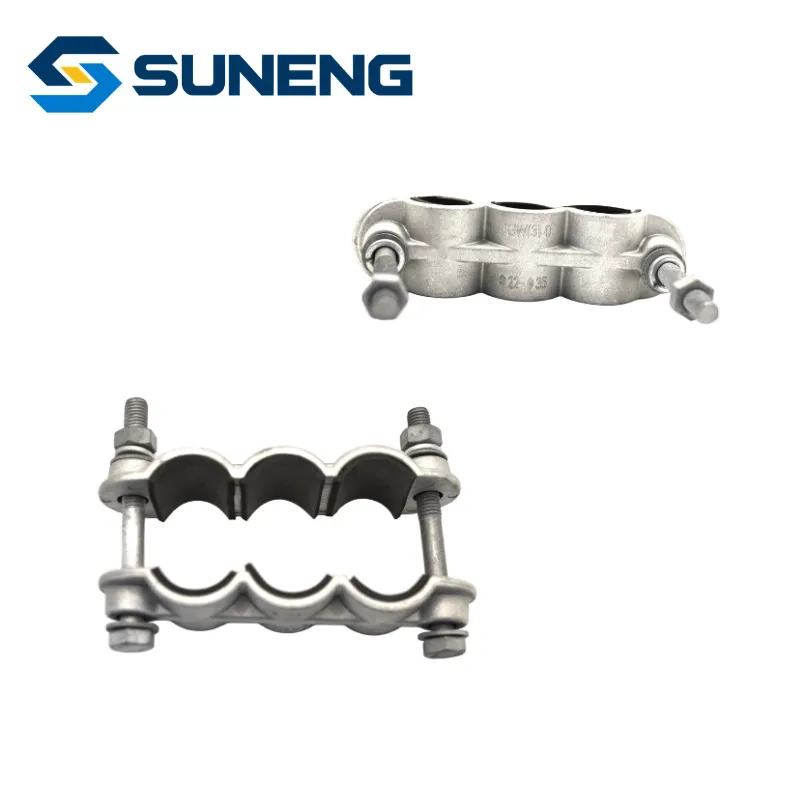 Jgw (3) Cast Aluminum High Voltage Cable Fixing Clamp for 40-140 mm Power Wire and Oil Pipelines and Oil Pipelines