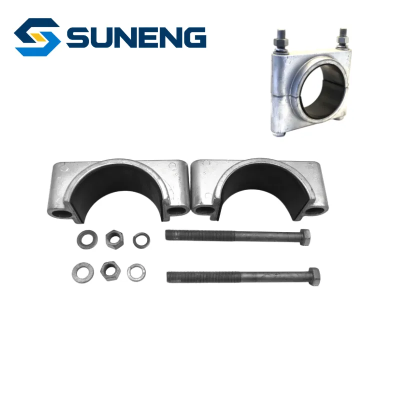 Jgw Aluminum Alloy High Voltage Cable Fixing Clamp Single Hole for 75-165 mm Power Wire and Oil Pipelines