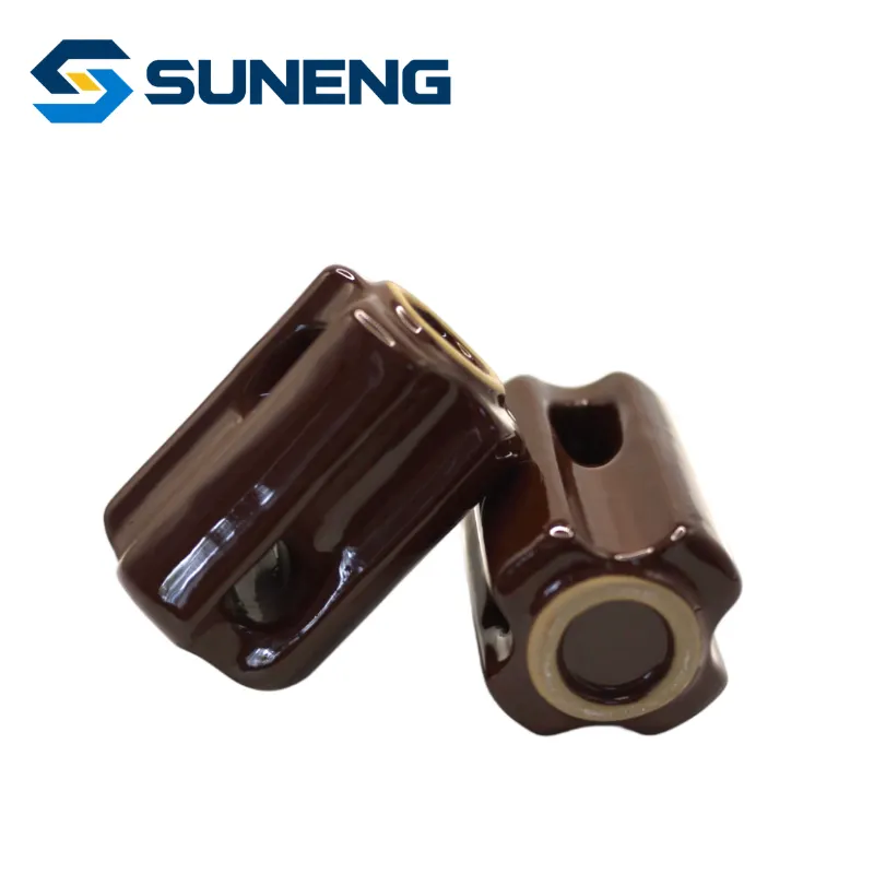 ANSI 54-3 Brown Electrical Porcelain Tension Strain Insulator
