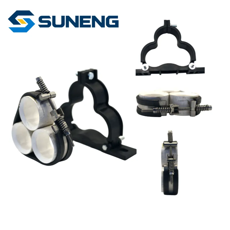 Cl Cast Aluminum High Voltage Cable Fixing Clamp for 35-85 mm Power Wire and Oil Pipelines