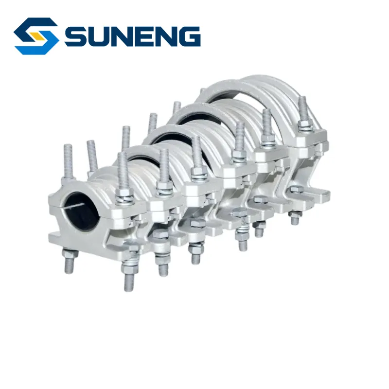 Jghd Cast Aluminum High Voltage Cable Fixing Clamp Accessories for 55-166 mm Power Wire and Oil Pipelines