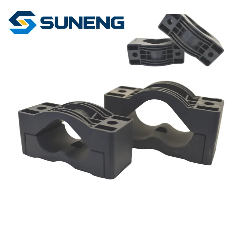 B Glass Fiber Reinforced Nylon High Voltage Cable Fixing Clamp for 20-150mm Power Wire and Oil Pipelines