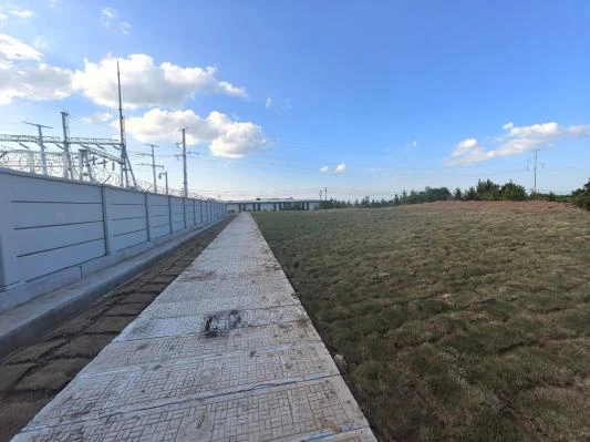 East perimeter of Wanfu 110 kV substation
