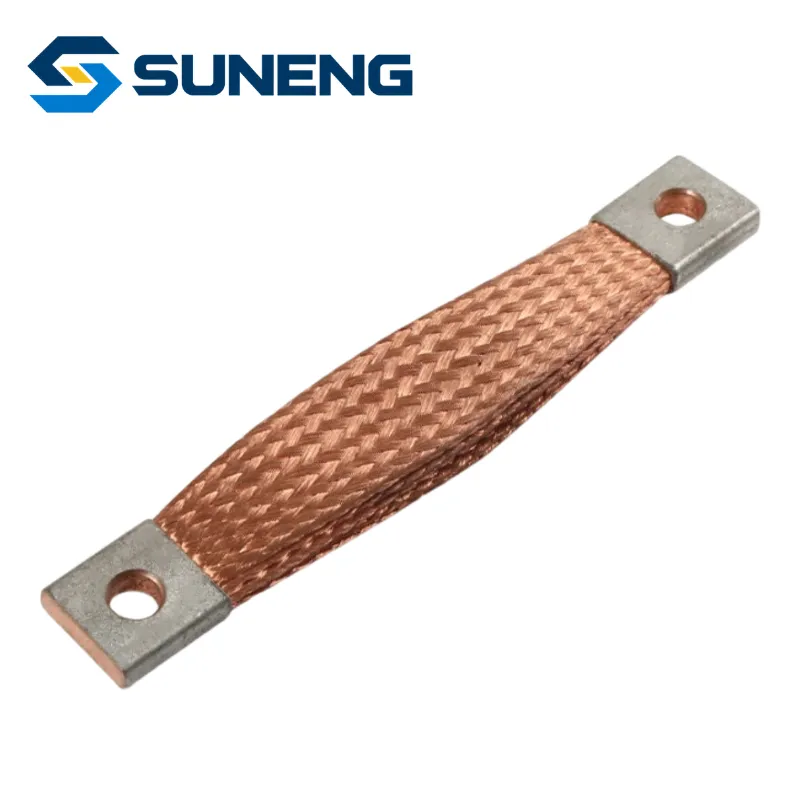 Flexible Copper Braided Shunt Connector for Busbar and Electrical Equipment