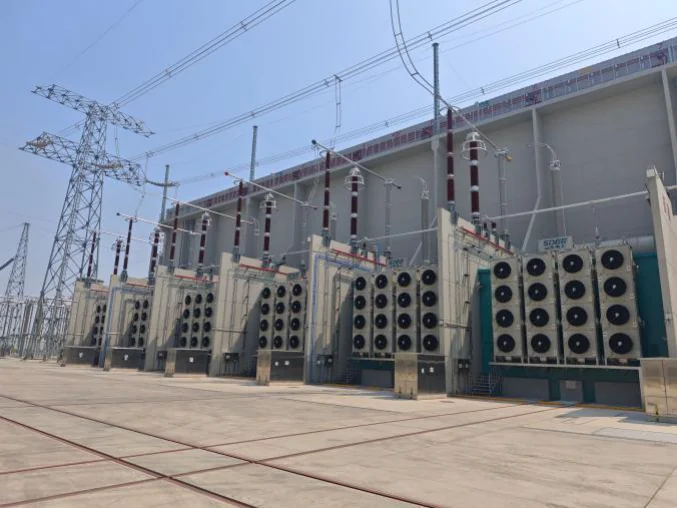 Converter transformer at Hezhou station