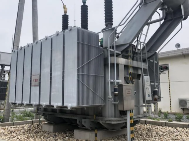 Existing No. 2 main transformer at Chihu substation