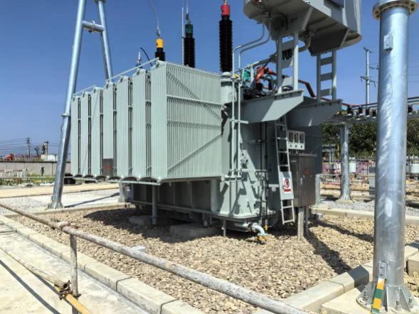 No. 3 main transformer and outdoor connections