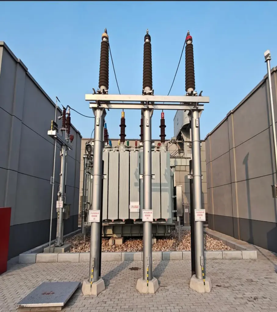 No. 3 main transformer at Bohai Port No. 1 substation