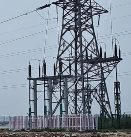 Terminal tower for the 110 kV connection