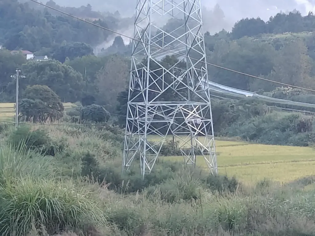 Ningao line: tower No. 125 and foundations
