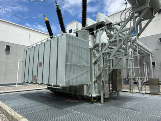 Transformer serving the Duolin synchronous-condenser installation