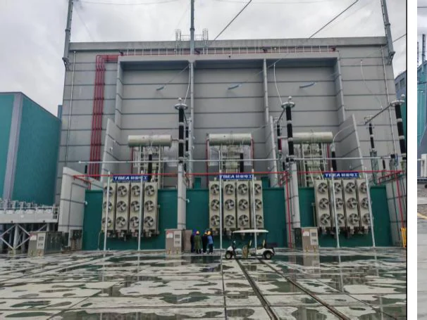 Phase II converter transformers at Lhasa converter station