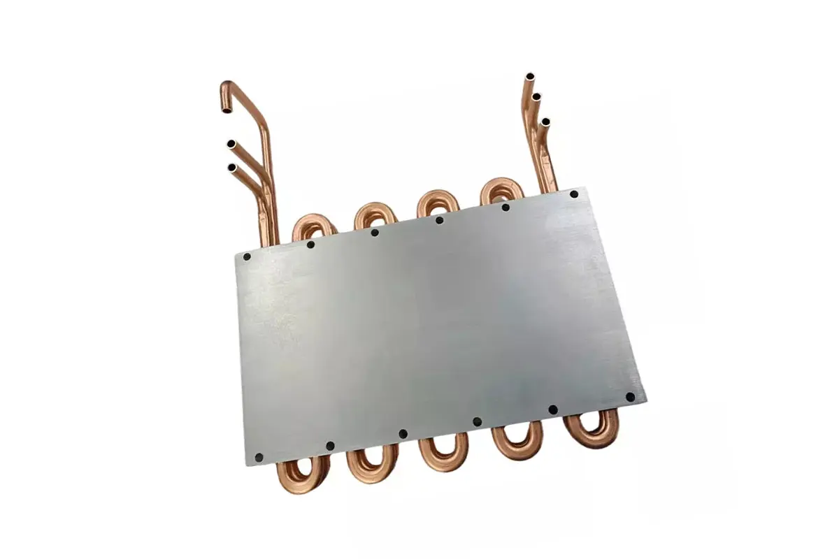 Brazed Copper-Tube Liquid Cold Plate — product view